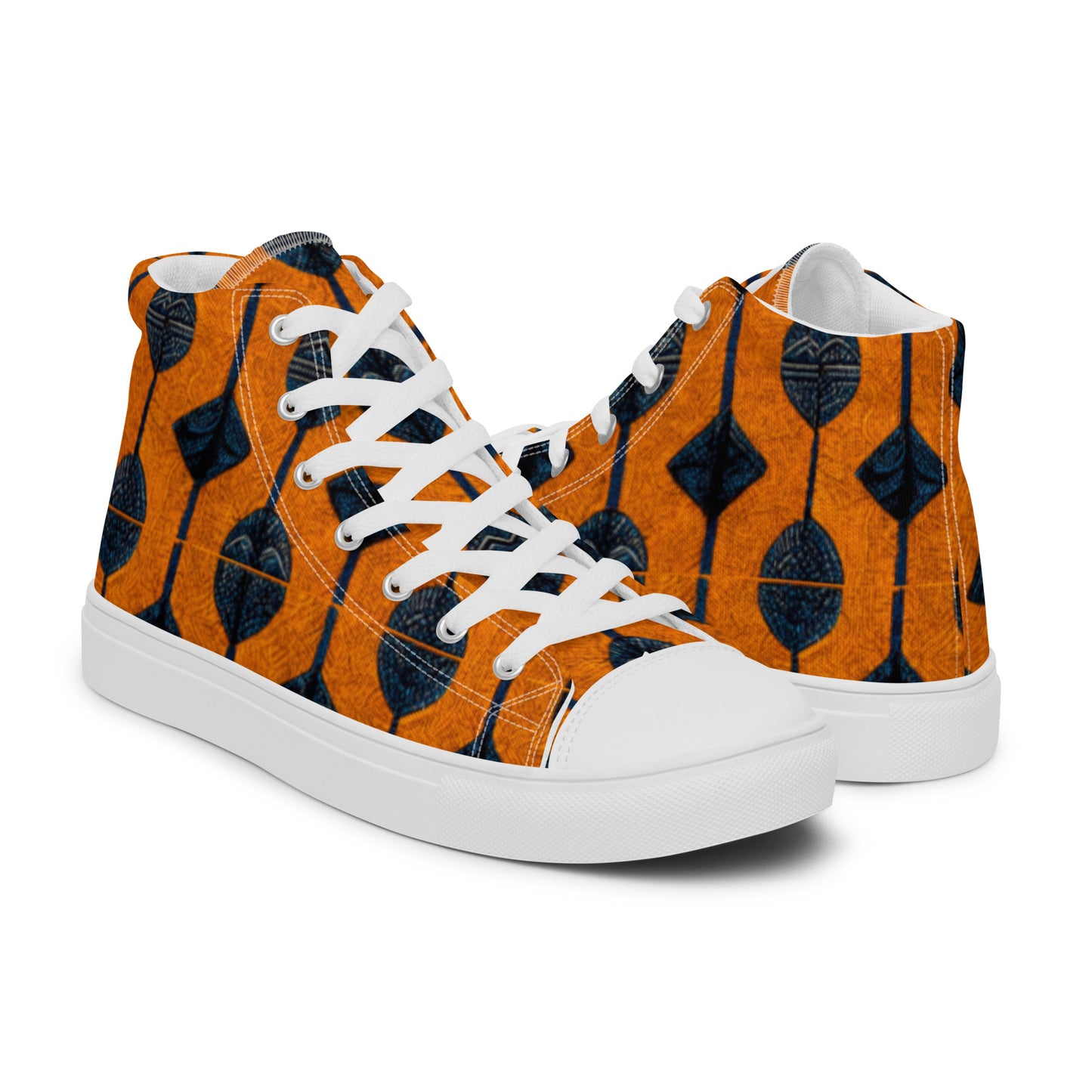 Mask Hues Harmony Men’s high top canvas shoes