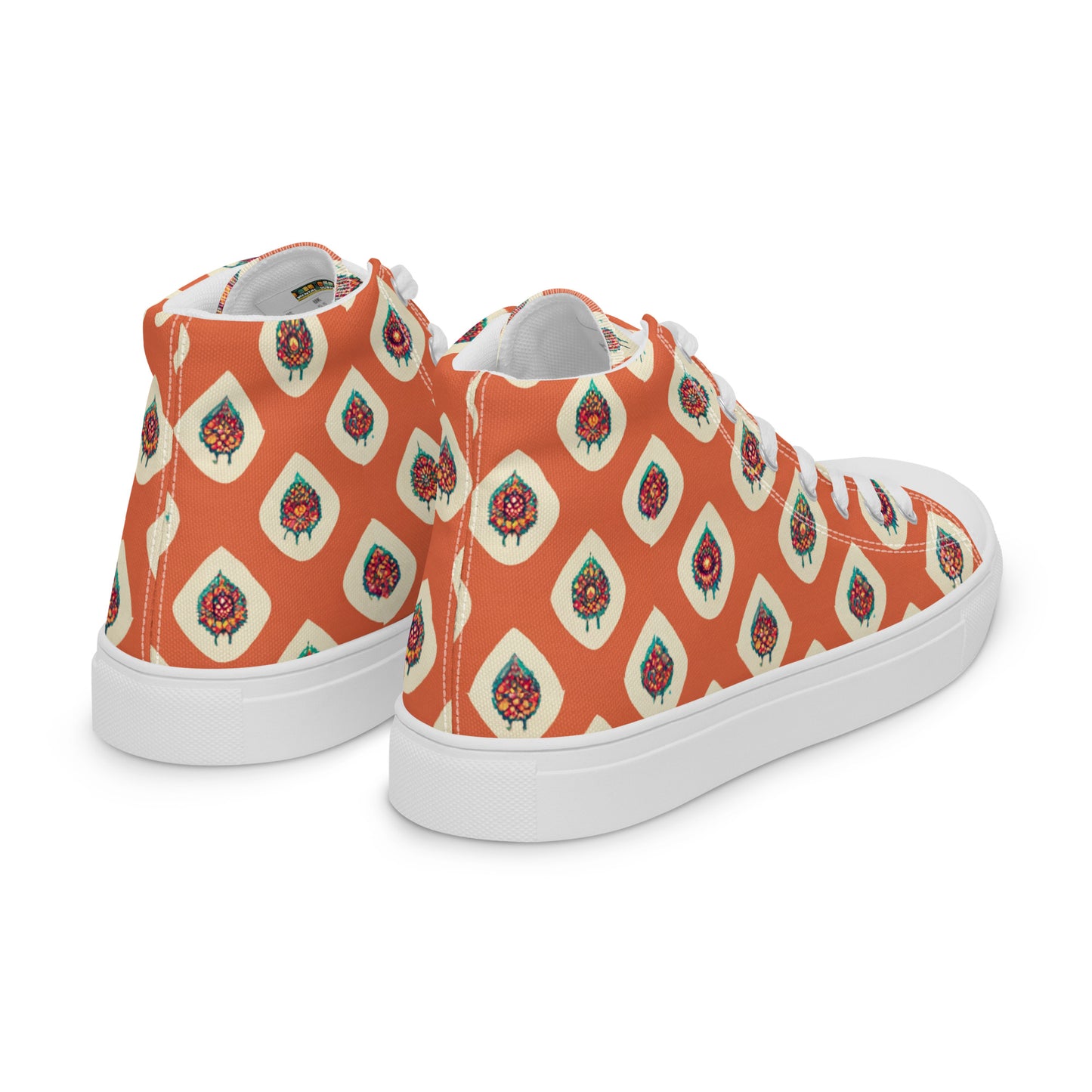 Mango Tango Men’s high top canvas shoes