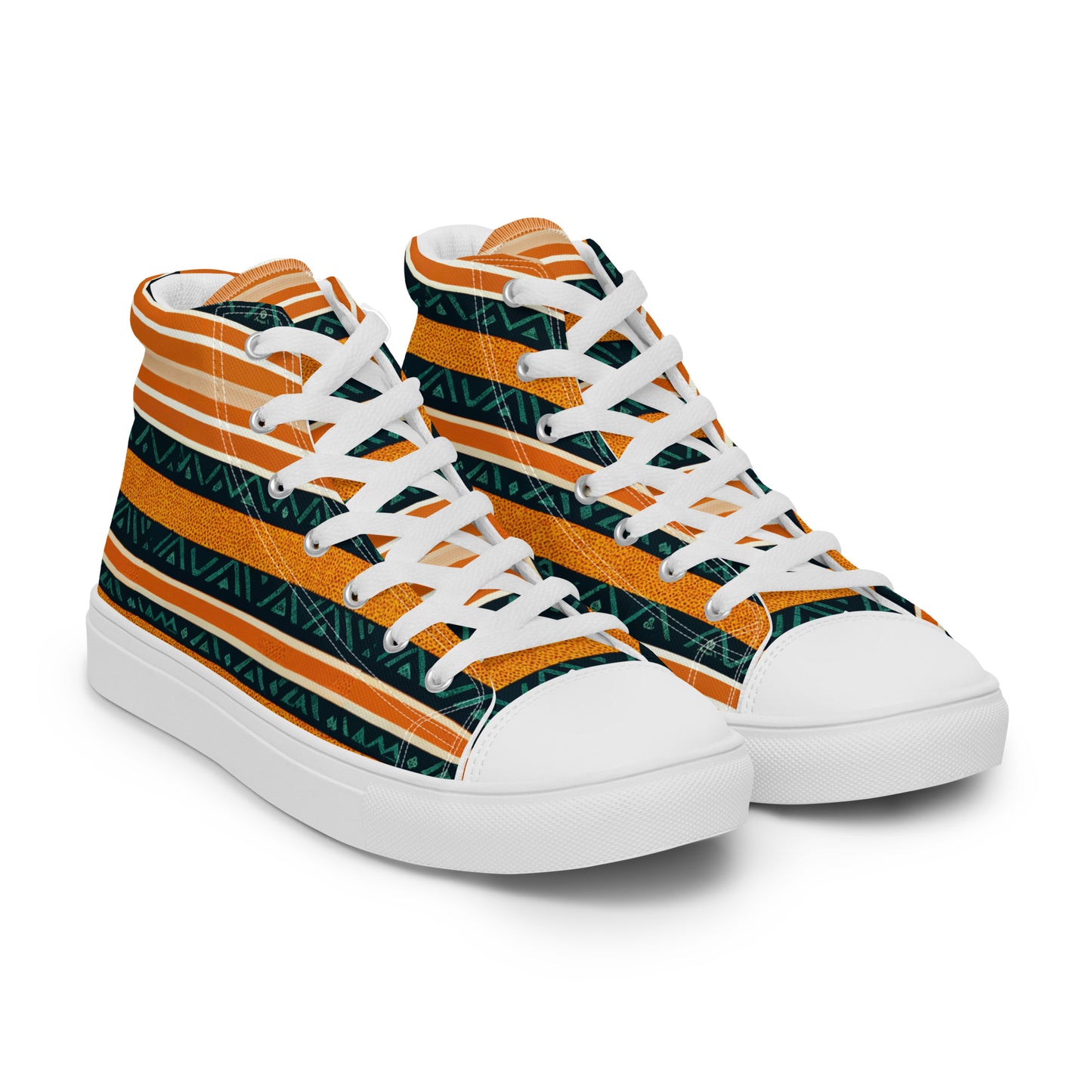 Serengeti Symphony Men’s high top canvas shoes