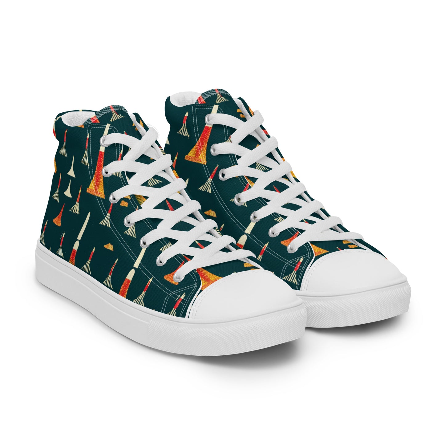 Ode to a Story Men’s high top canvas shoes