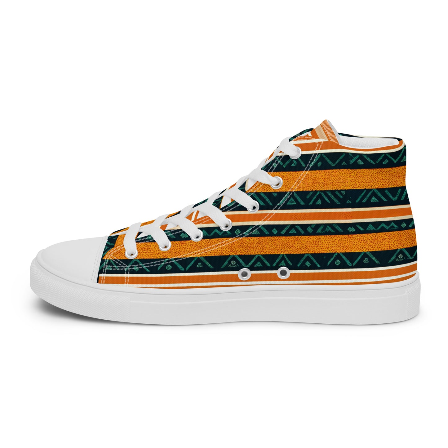 Serengeti Symphony Men’s high top canvas shoes