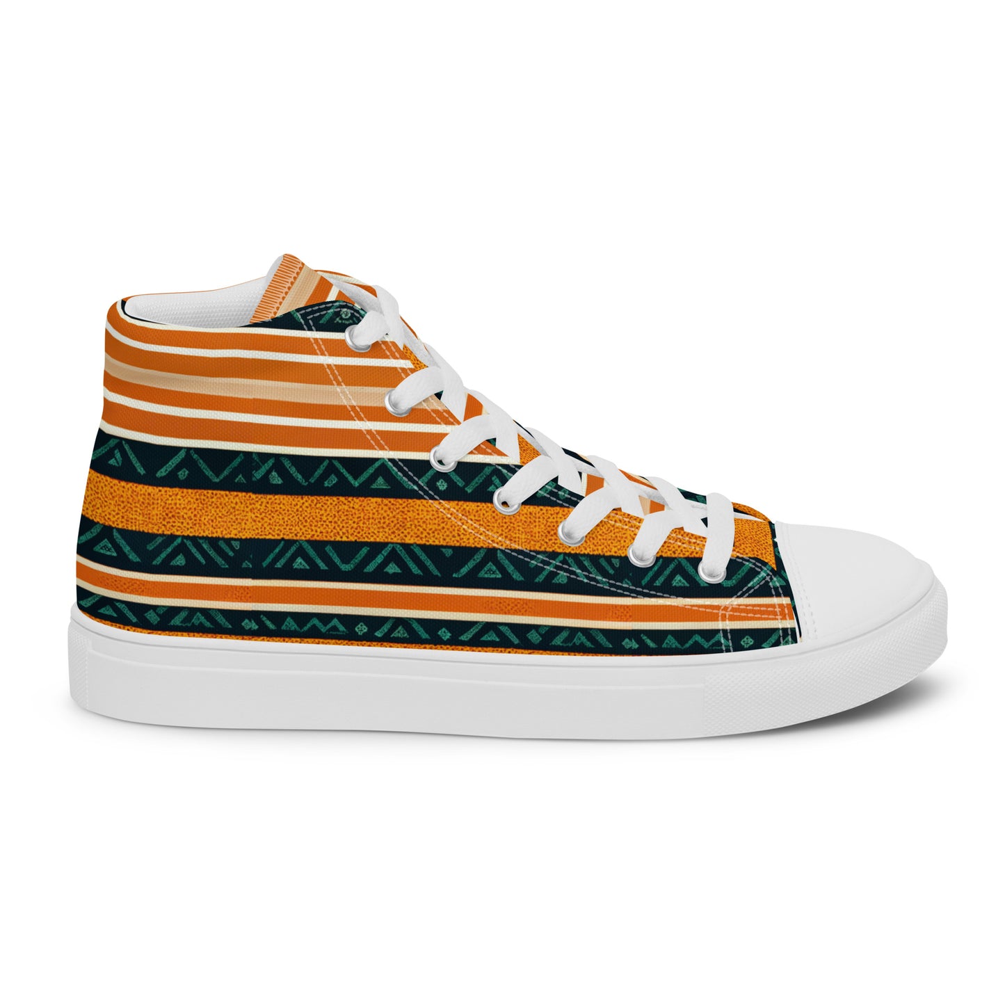 Serengeti Symphony Men’s high top canvas shoes