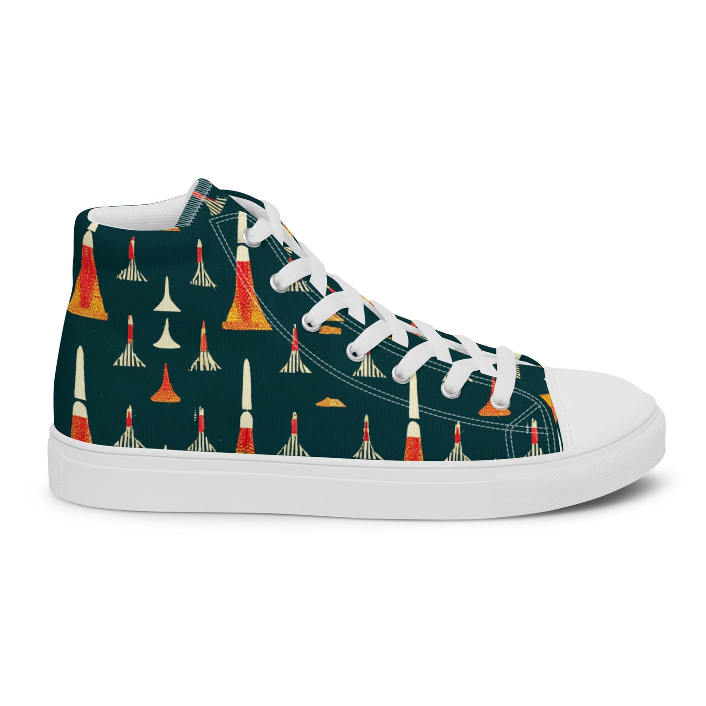 Ode to a Story Men’s high top canvas shoes