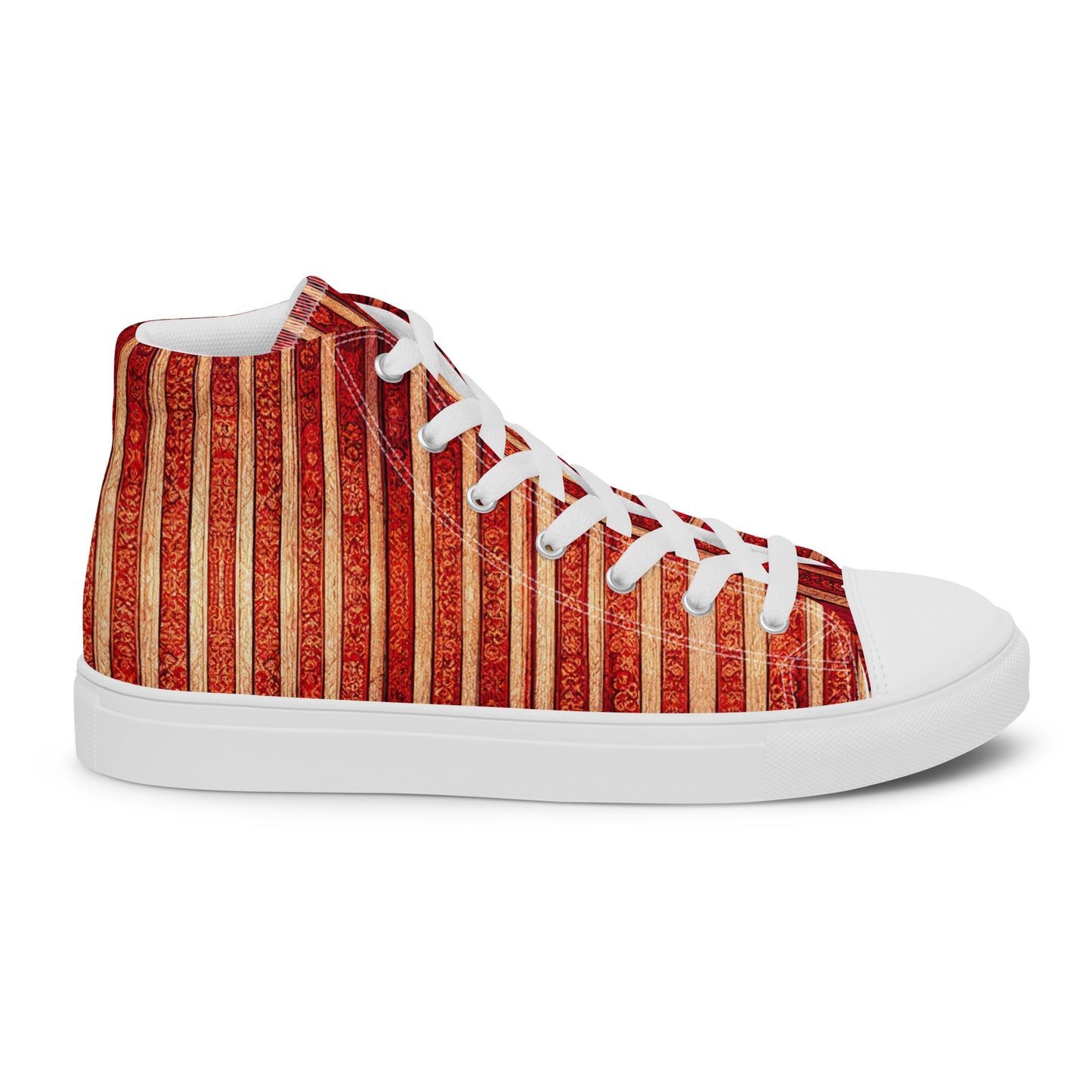 Intricate Carmine Men’s high top canvas shoes