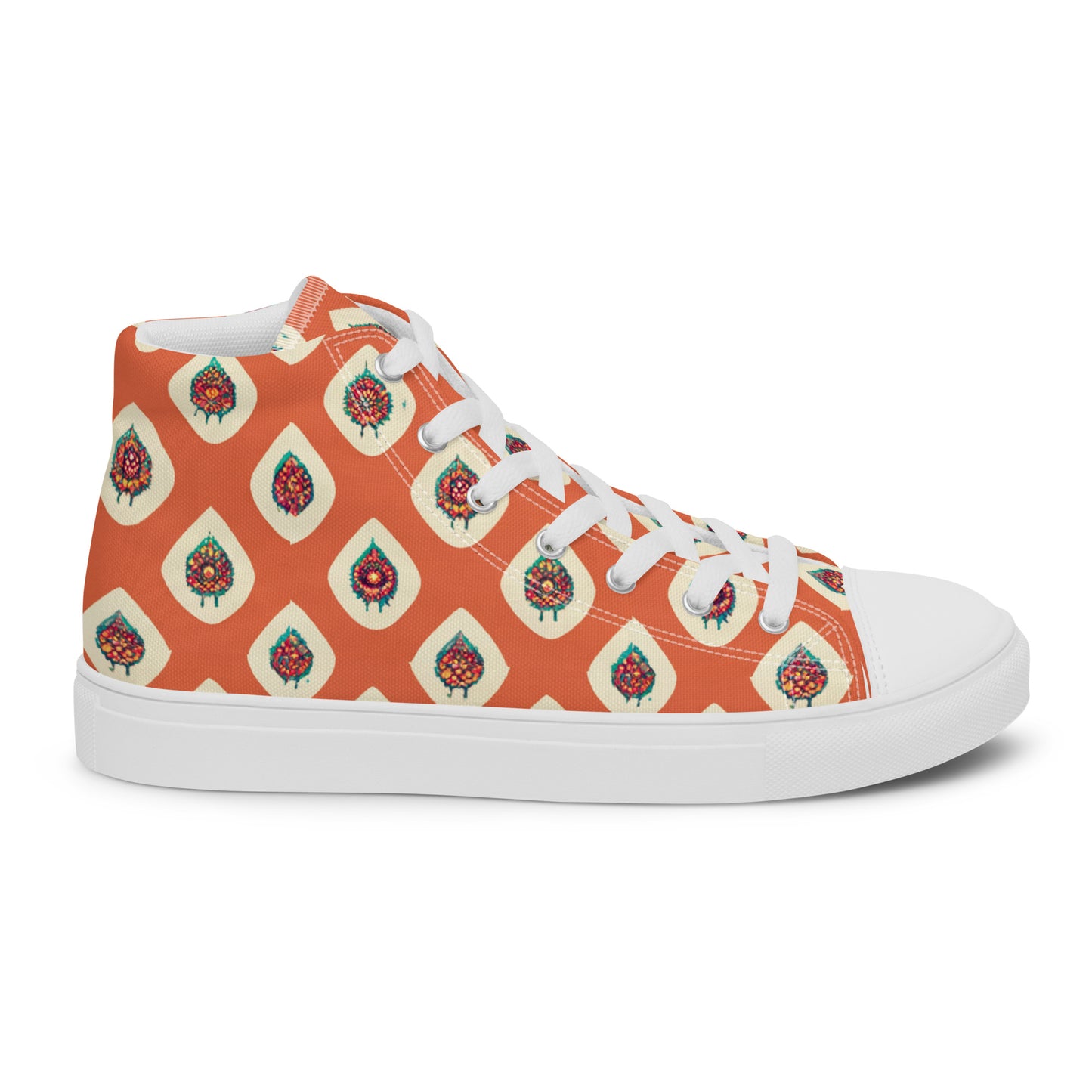 Mango Tango Men’s high top canvas shoes