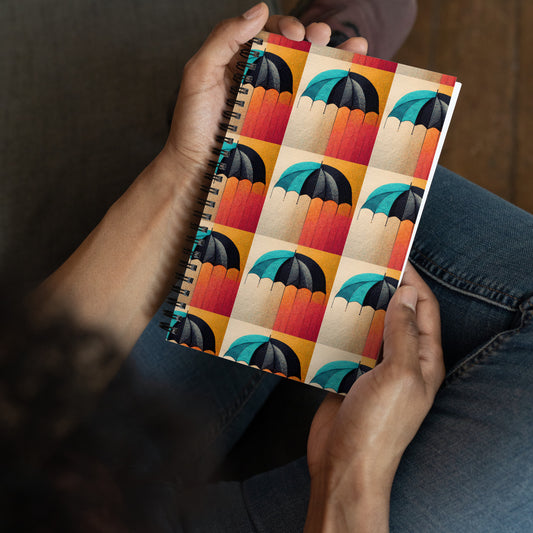 Colorful Coverings Spiral notebook