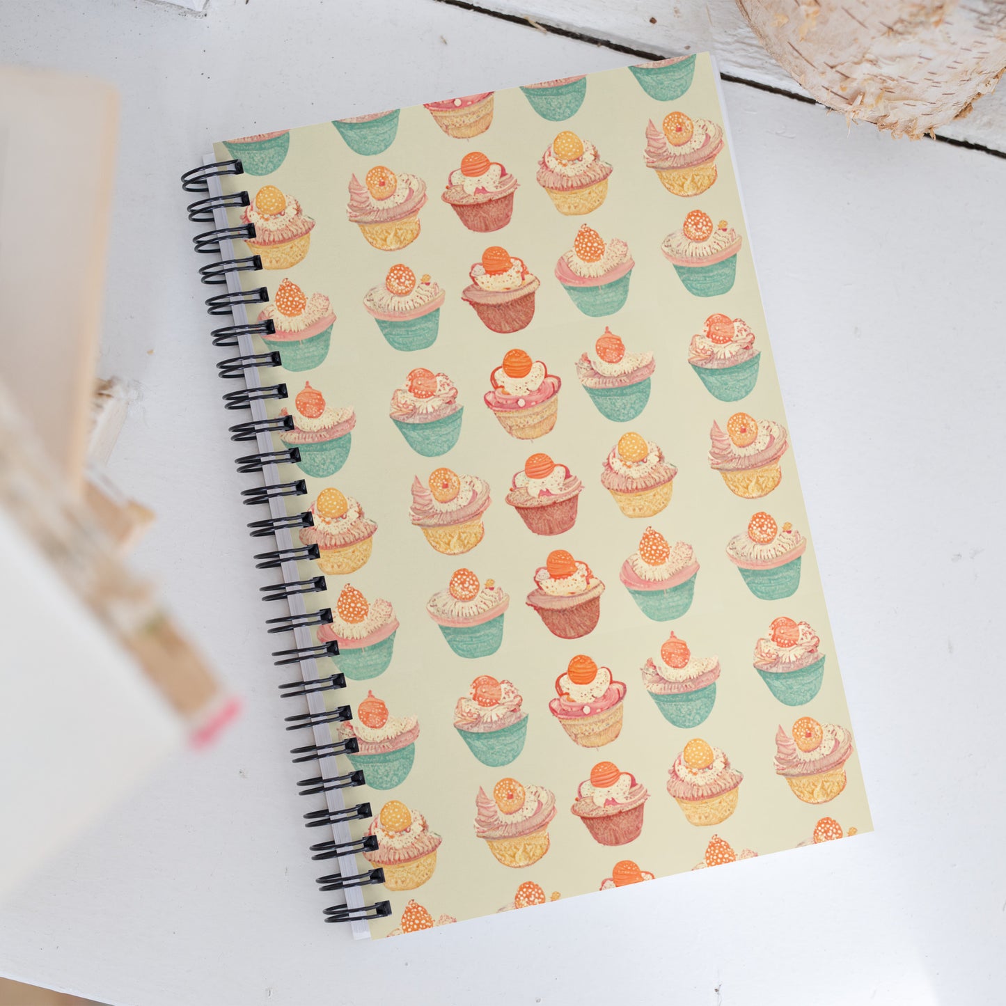 Cupcakery Spiral notebook