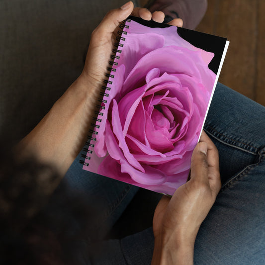 Leslie’s Rose Spiral notebook