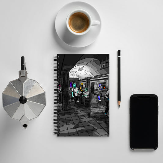 Lexington Station NYC Spiral notebook