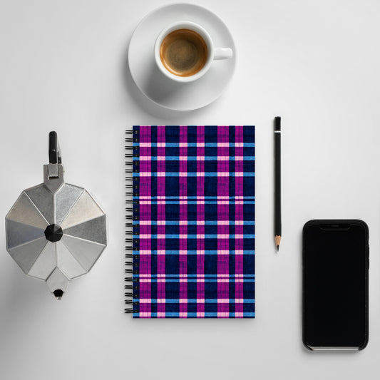 Royal Highlander Plaid Spiral notebook