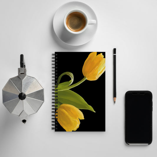 Sue’s Yellow Tulips Spiral notebook