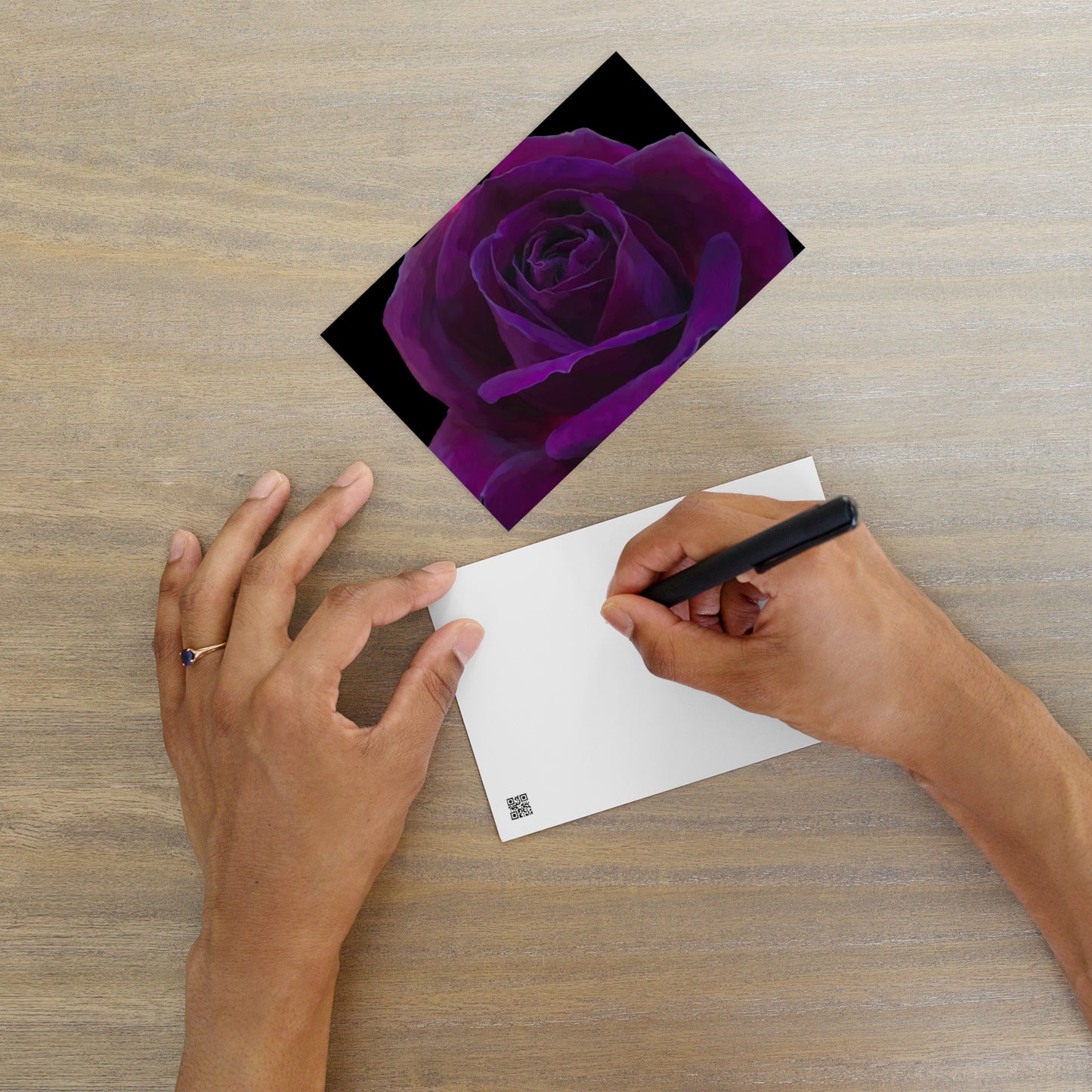 Joey’s Purple Rose Standard Postcard