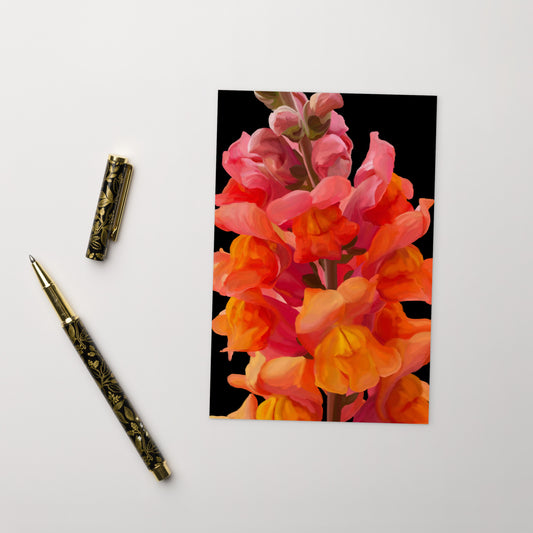 Mark’s Orange Snapdragon Standard Postcard