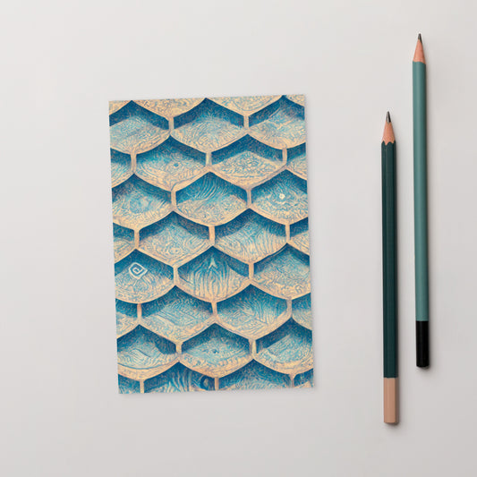 Seafoam Scales Standard Postcard