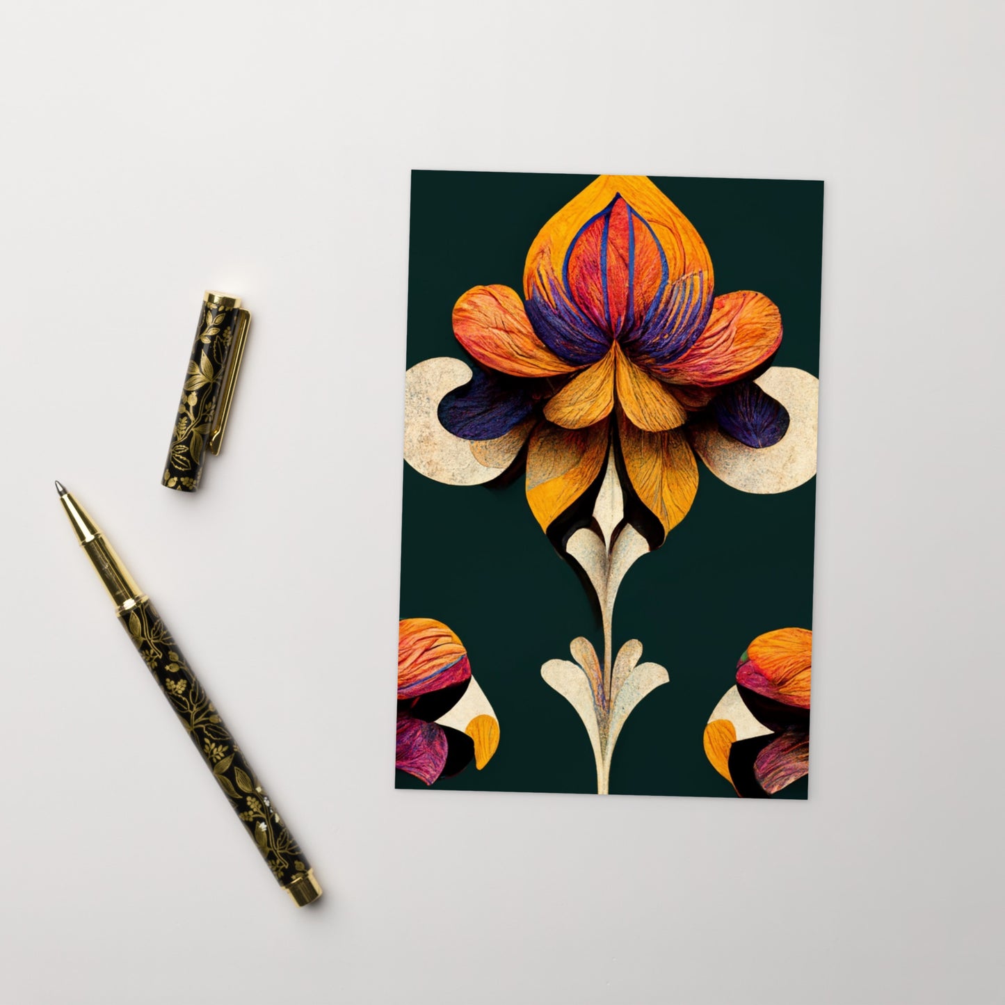 Taza’s Radiant Petals Standard Postcard