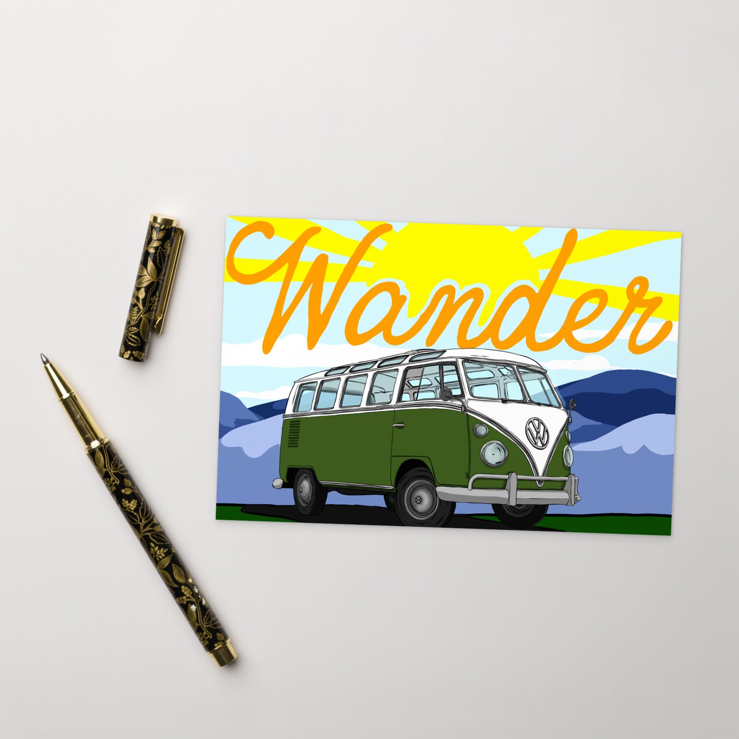 Wander In Green Standard Postcard