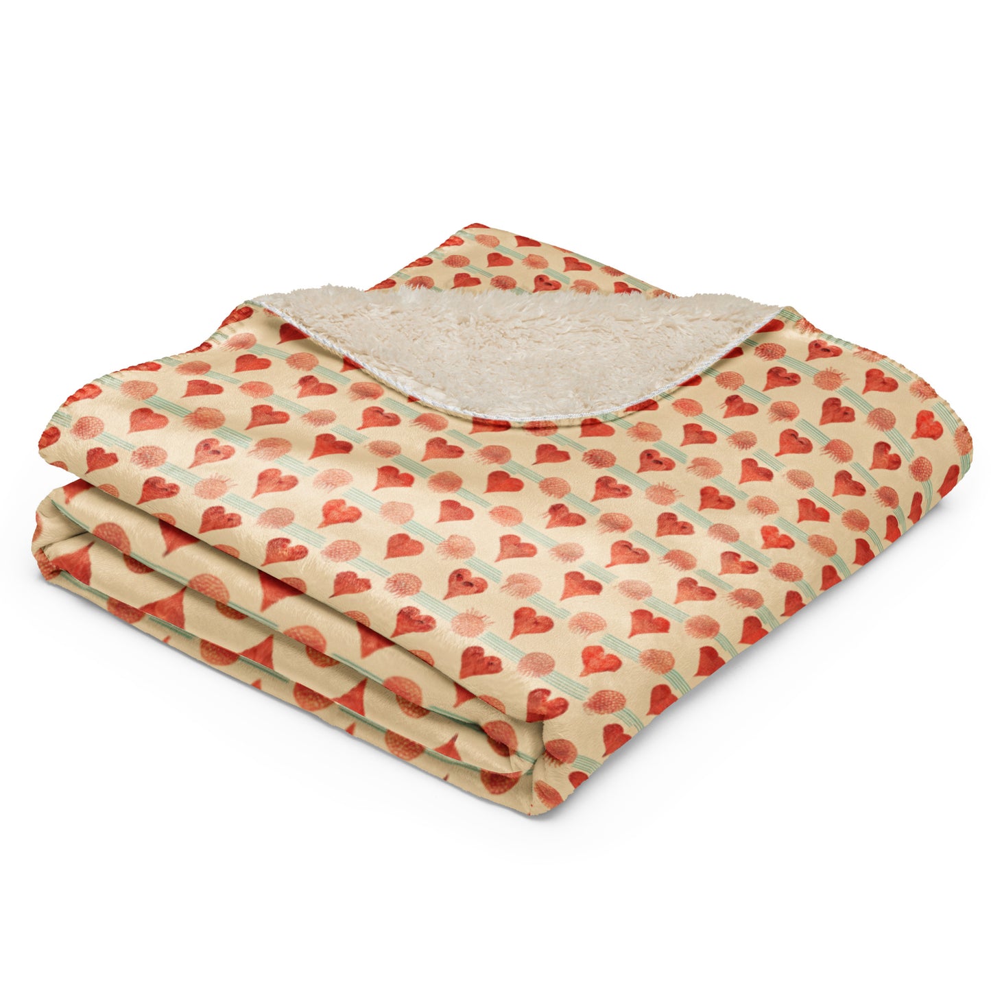 Loves Prints Sherpa blanket