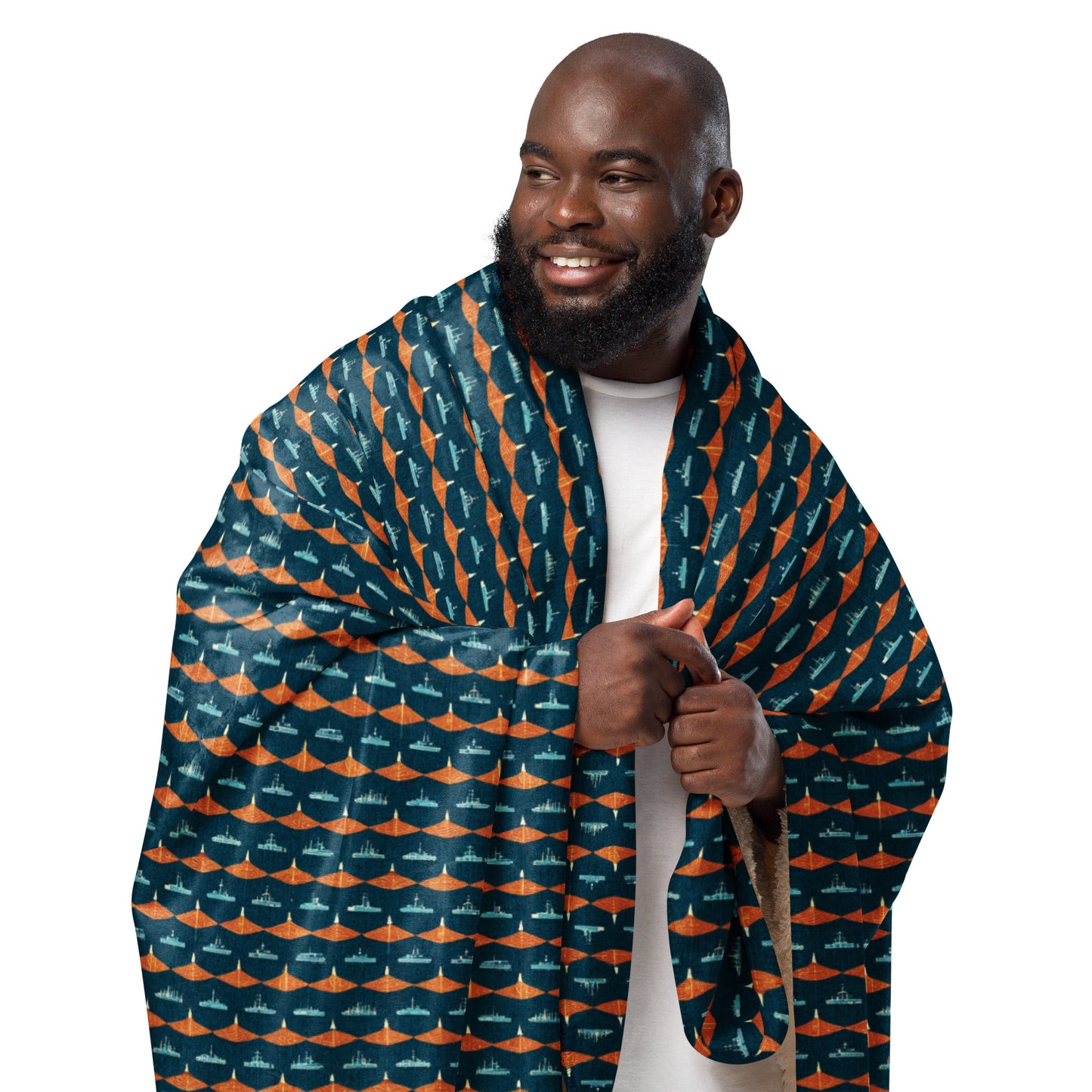 Mariners Melody Sherpa blanket