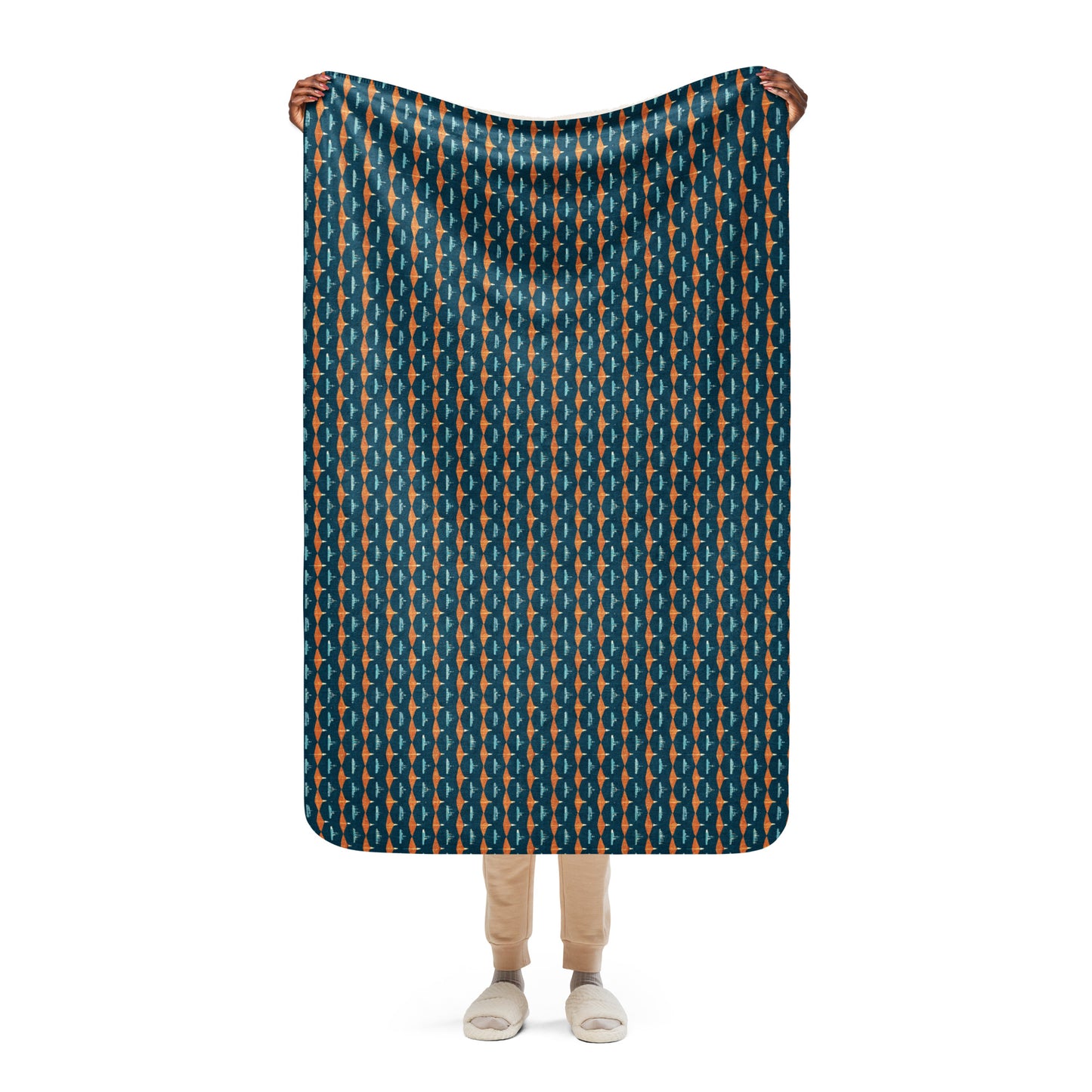 Mariners Melody Sherpa blanket