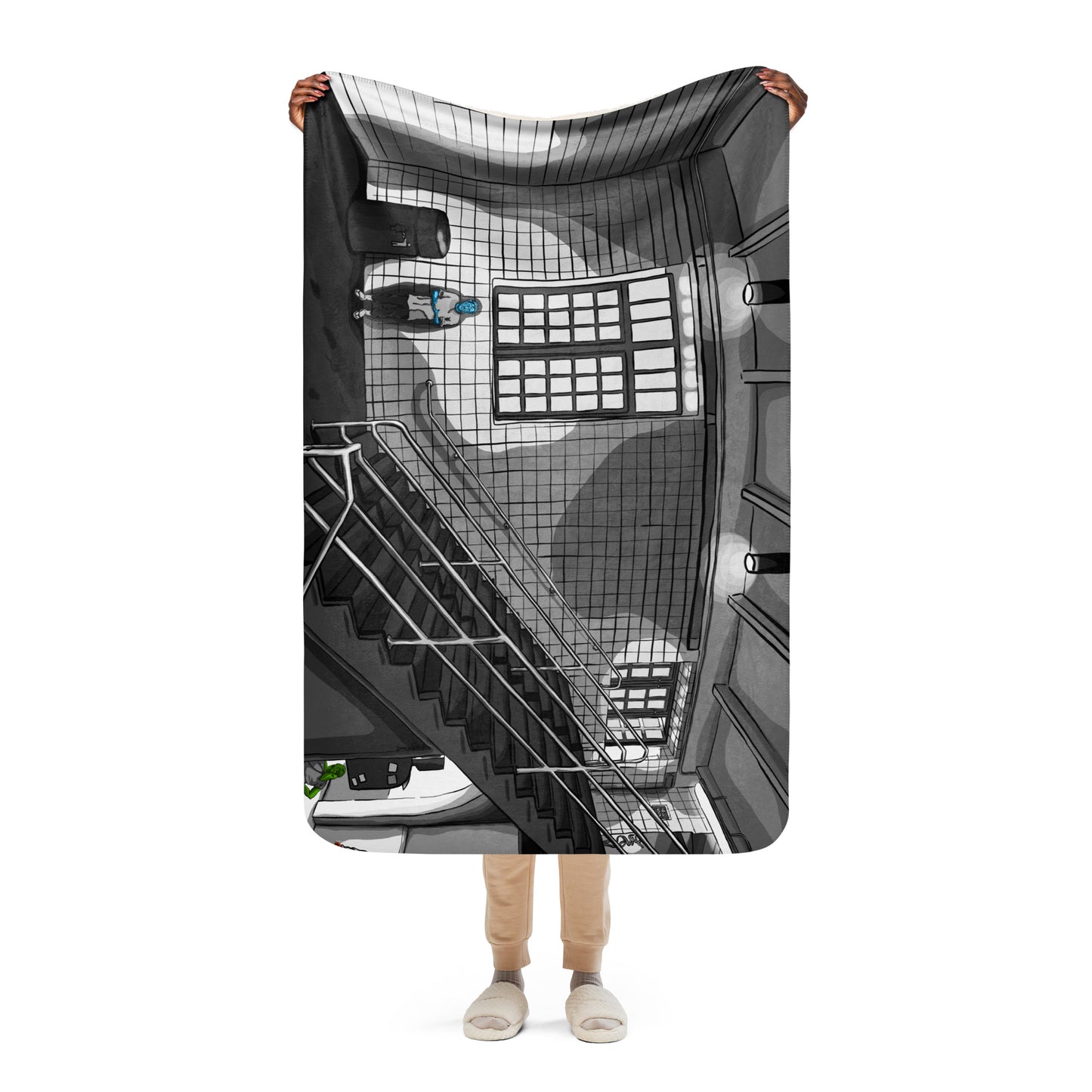 Parkchester Subway Station, Bronx, NY Sherpa blanket