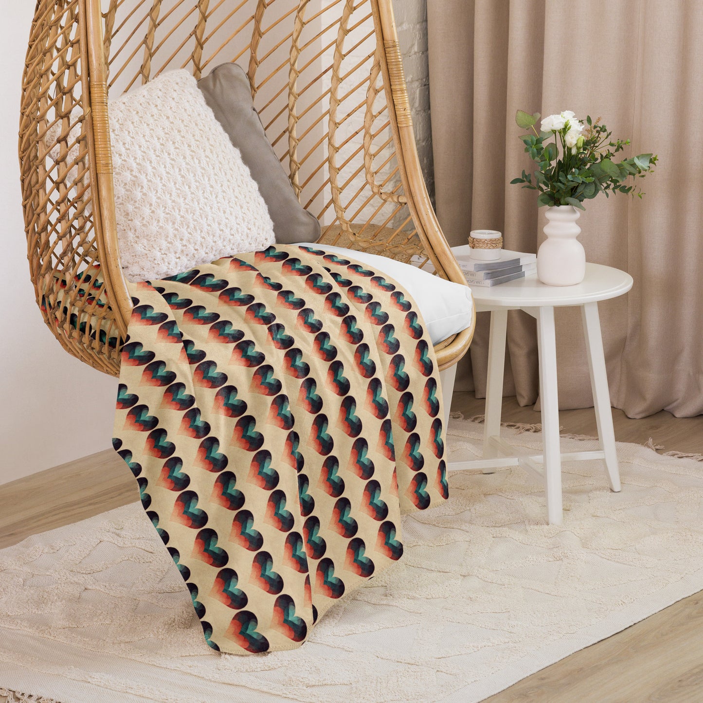 Romantic Reverie Sherpa blanket