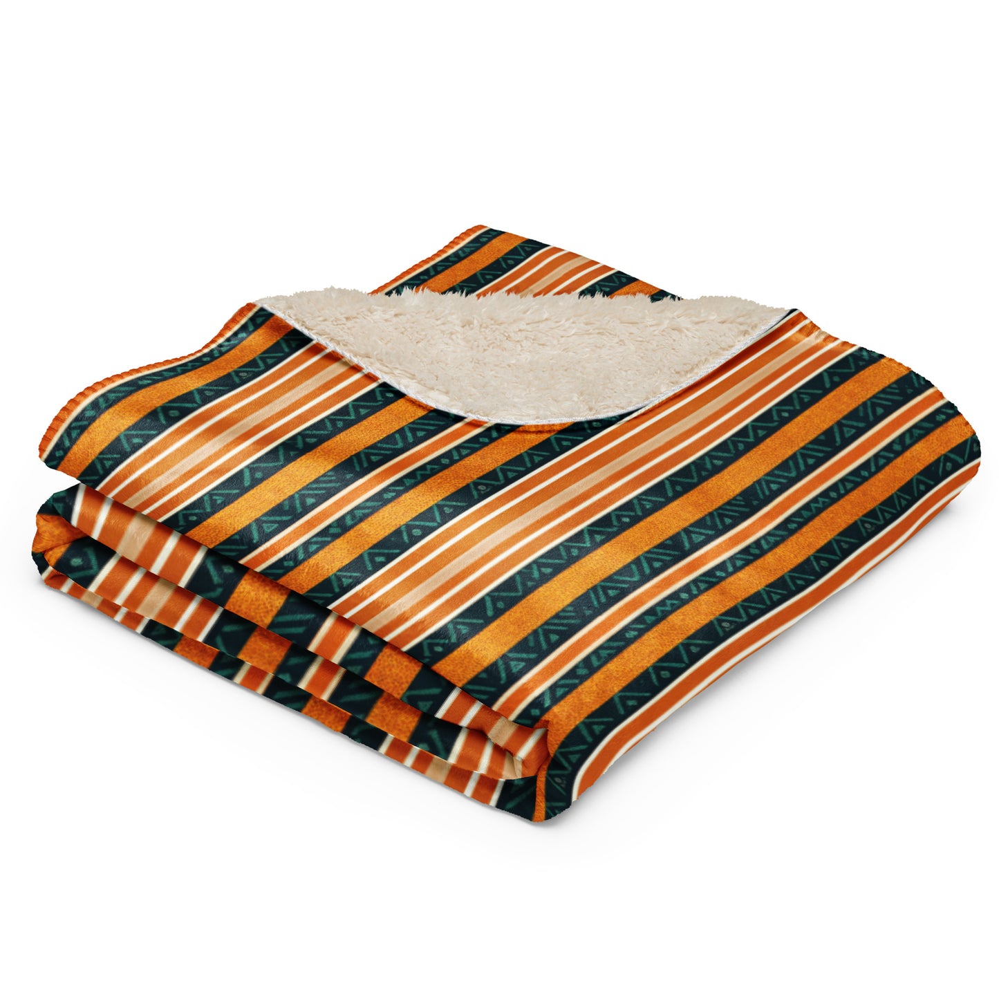 Serengeti Symphony Sherpa blanket