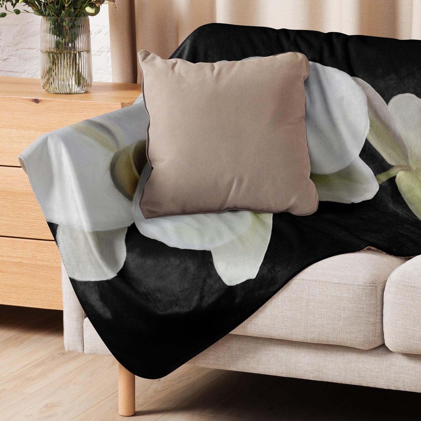 Casper’s Orchid Sherpa blanket