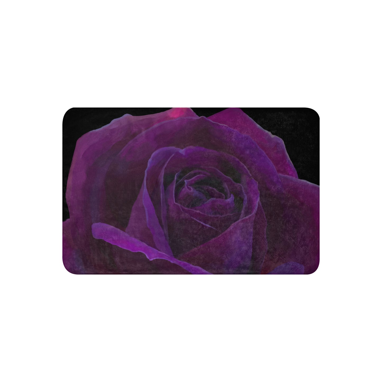 Joey’s Purple Rose Sherpa blanket