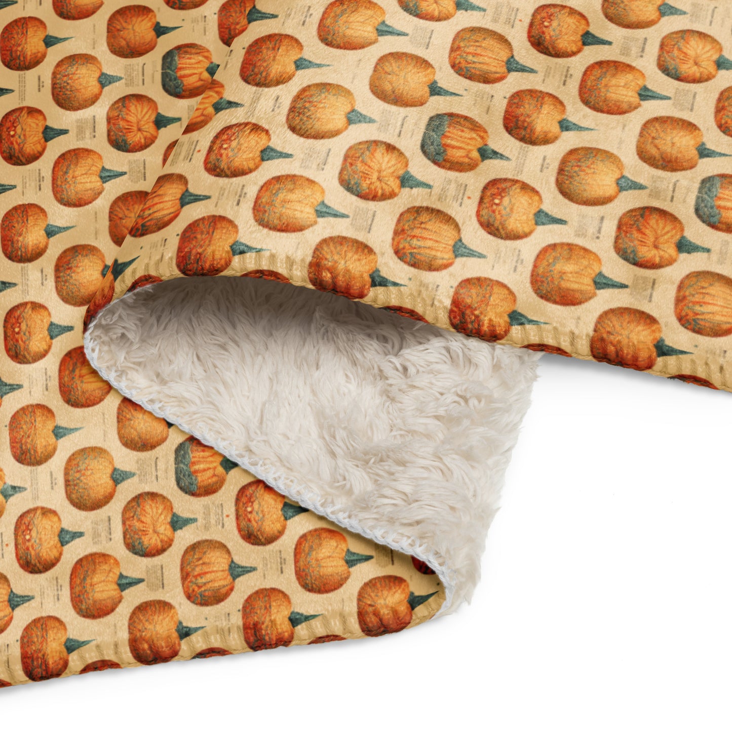 Pumpkin Patch Sherpa blanket