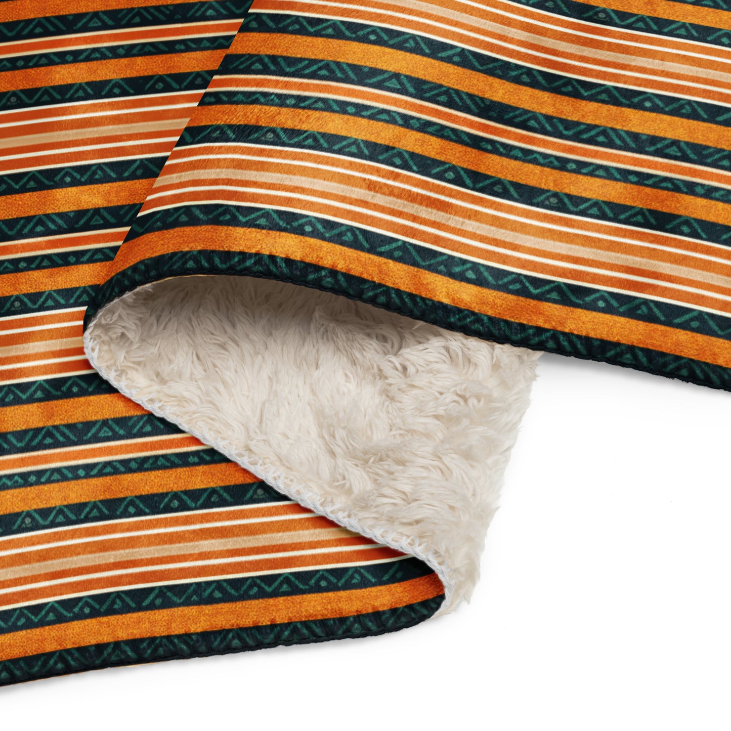 Serengeti Symphony Sherpa blanket