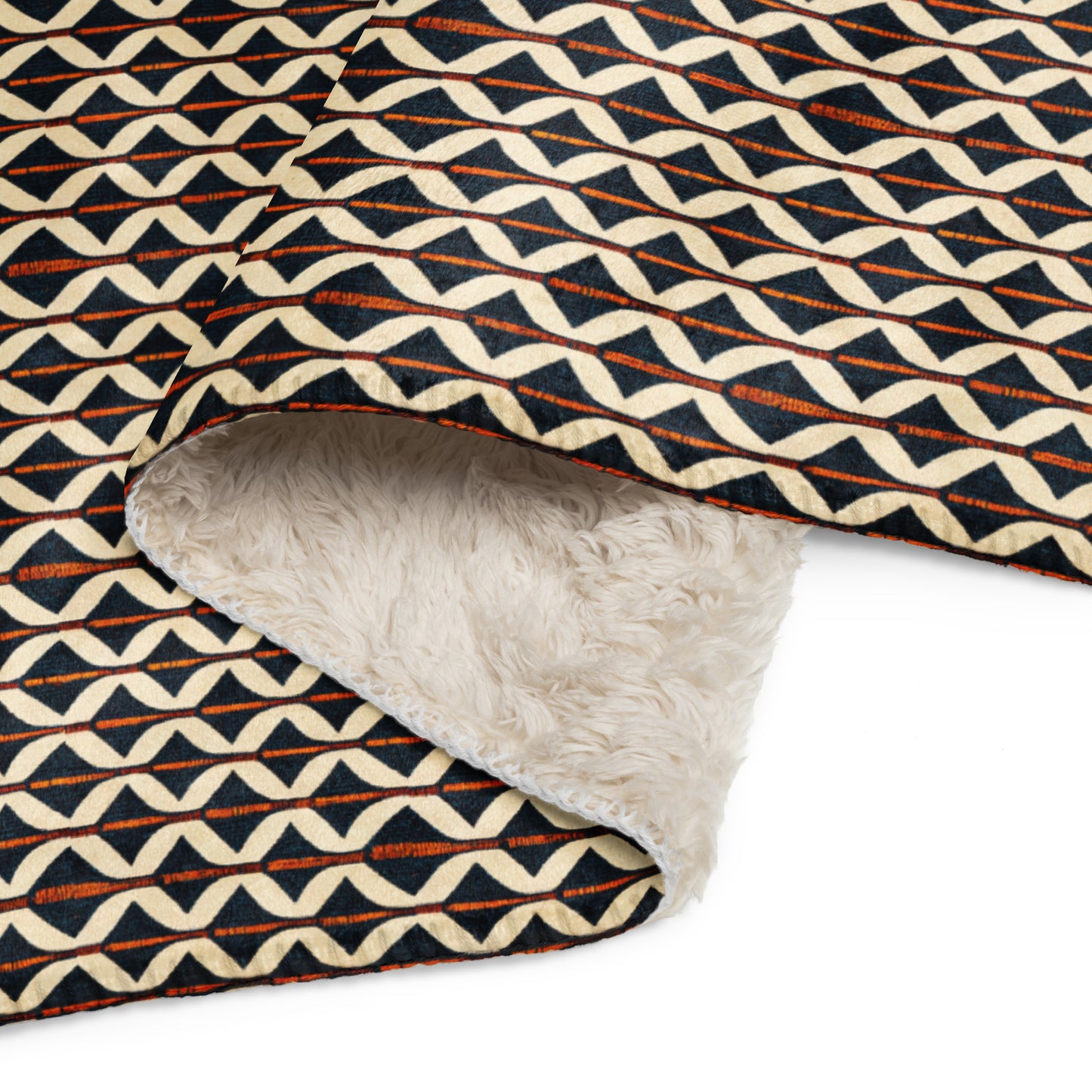 Tribal Tones In Harmony Sherpa blanket