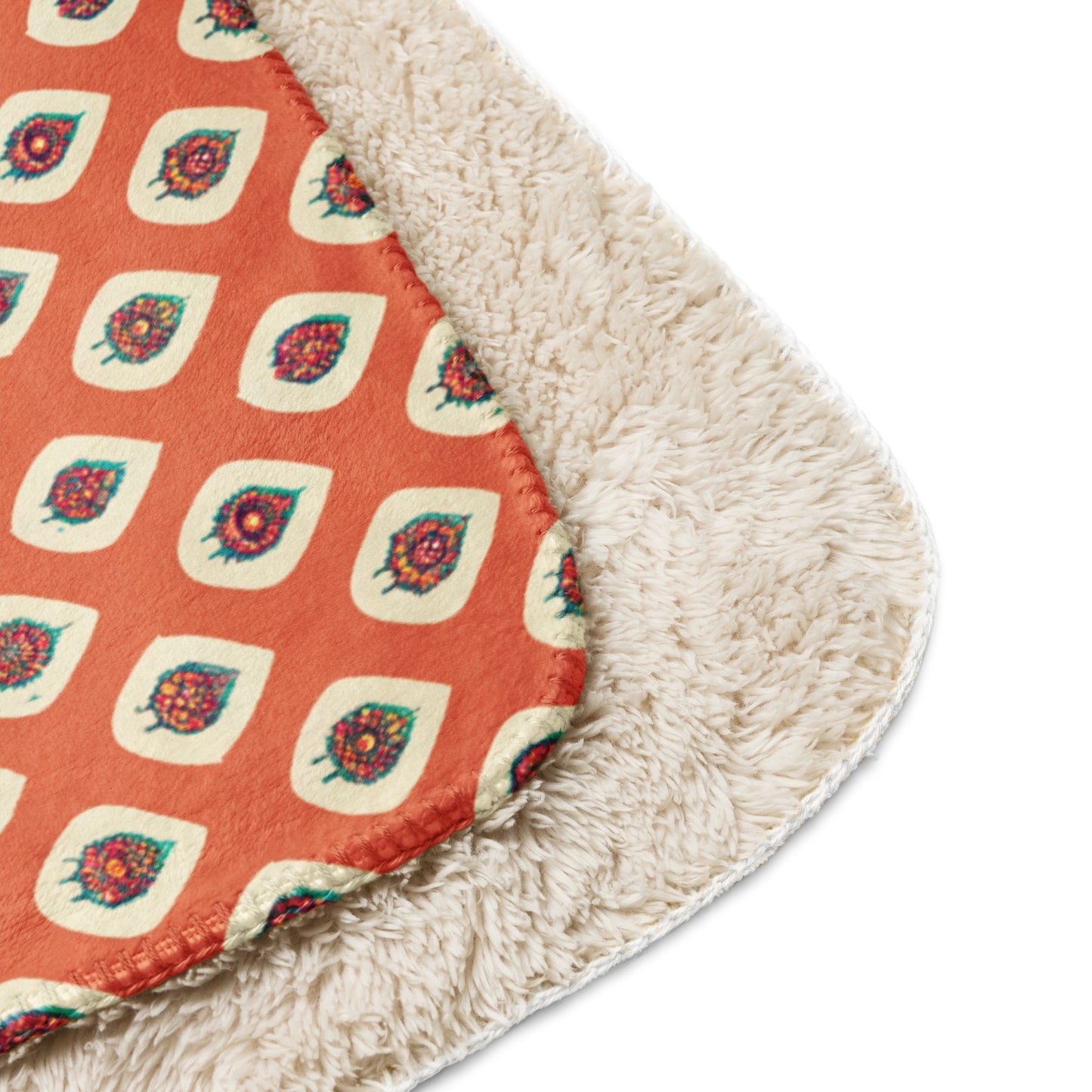 Mango Tango Sherpa blanket