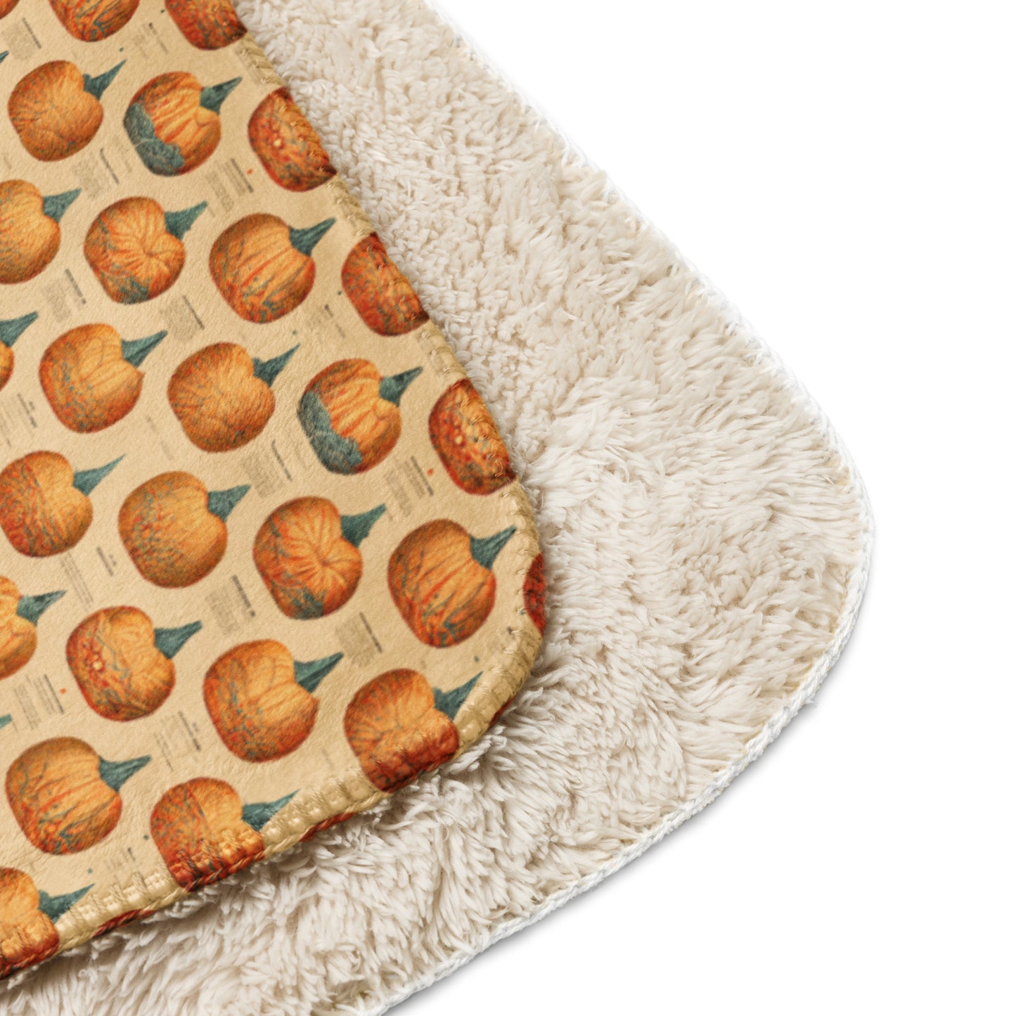 Pumpkin Patch Sherpa blanket