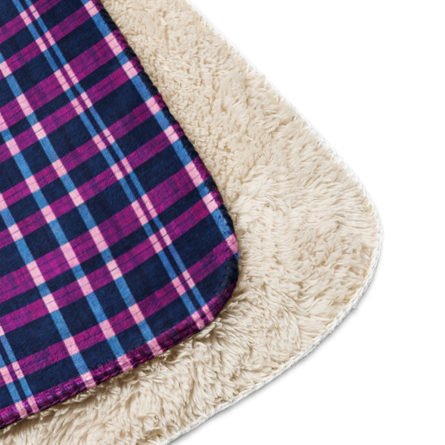 Royal Highlander Plaid Sherpa blanket