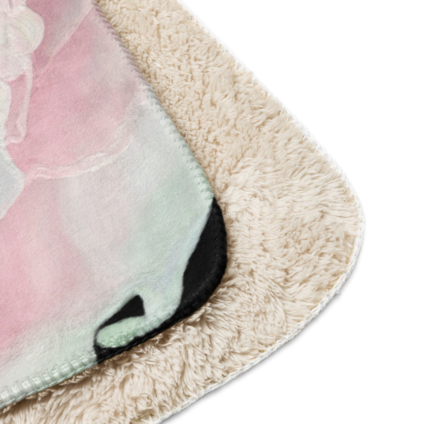 Cloey’s Peony Sherpa blanket