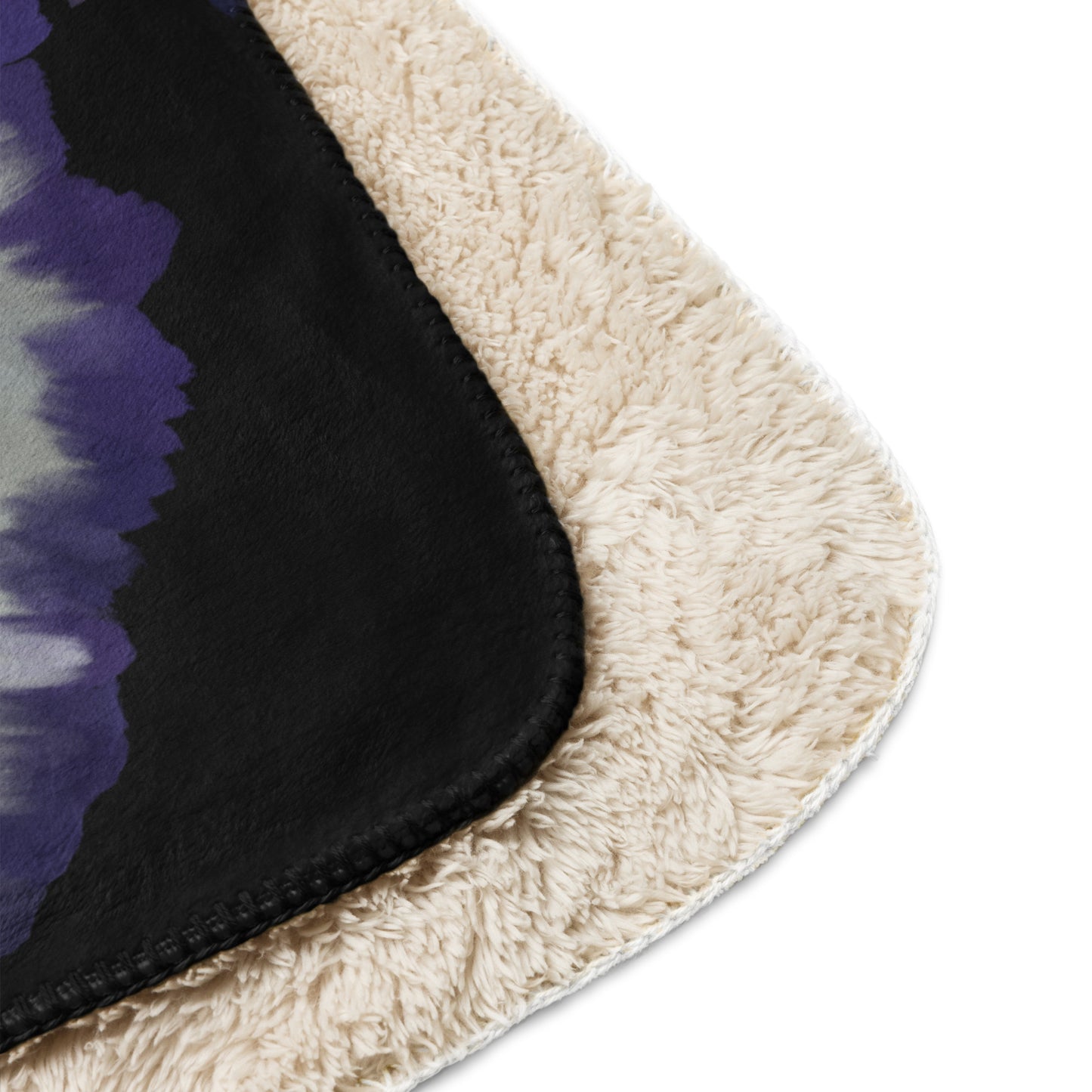 Joanne’s Iris Sherpa blanket