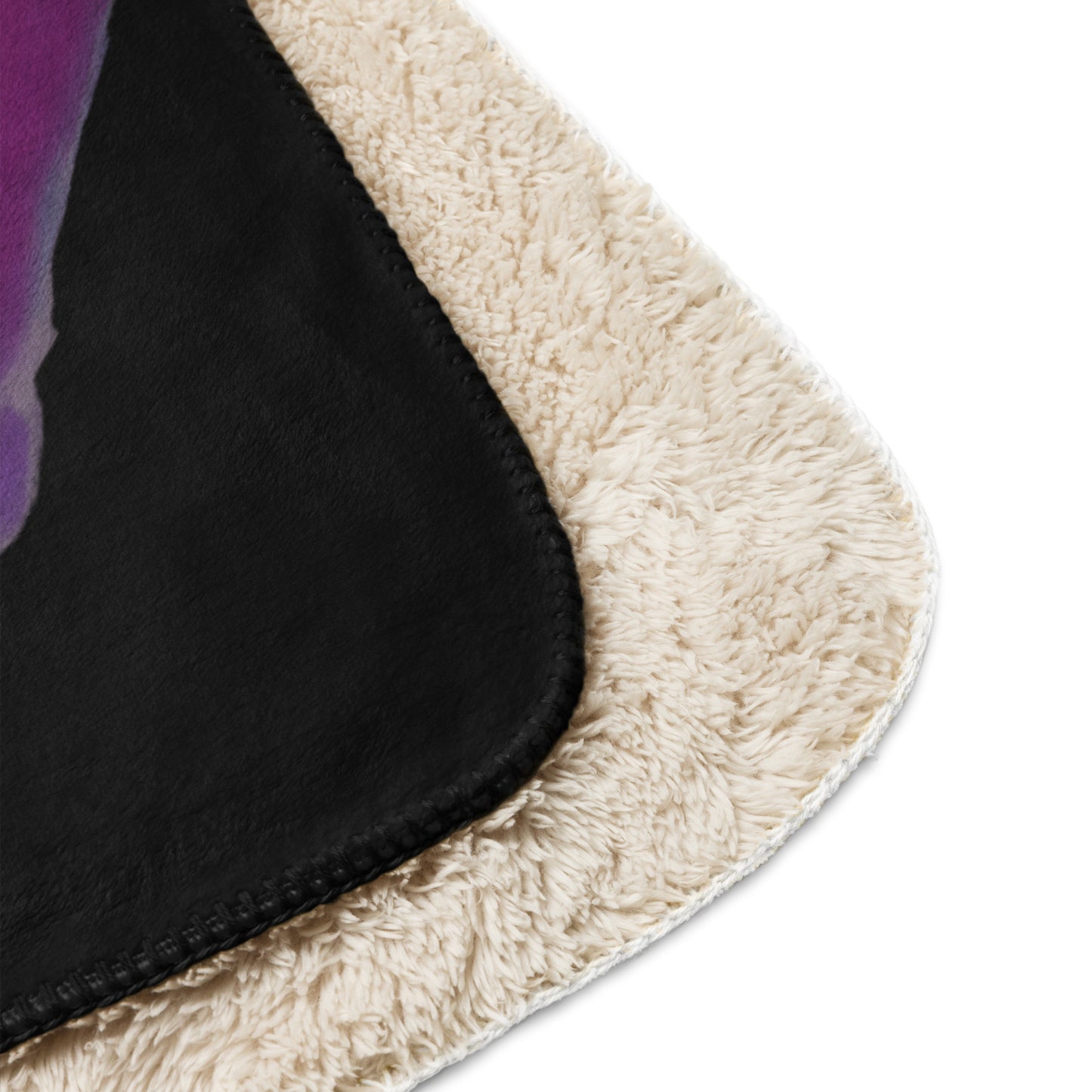 Joey’s Purple Rose Sherpa blanket