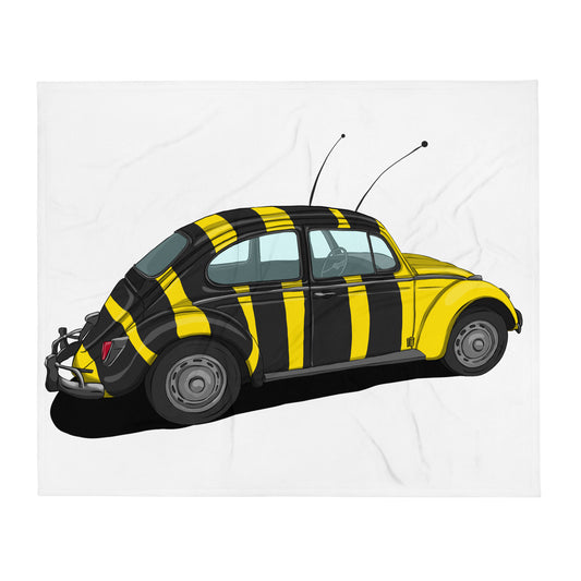 VW Bug Bee Throw Blanket