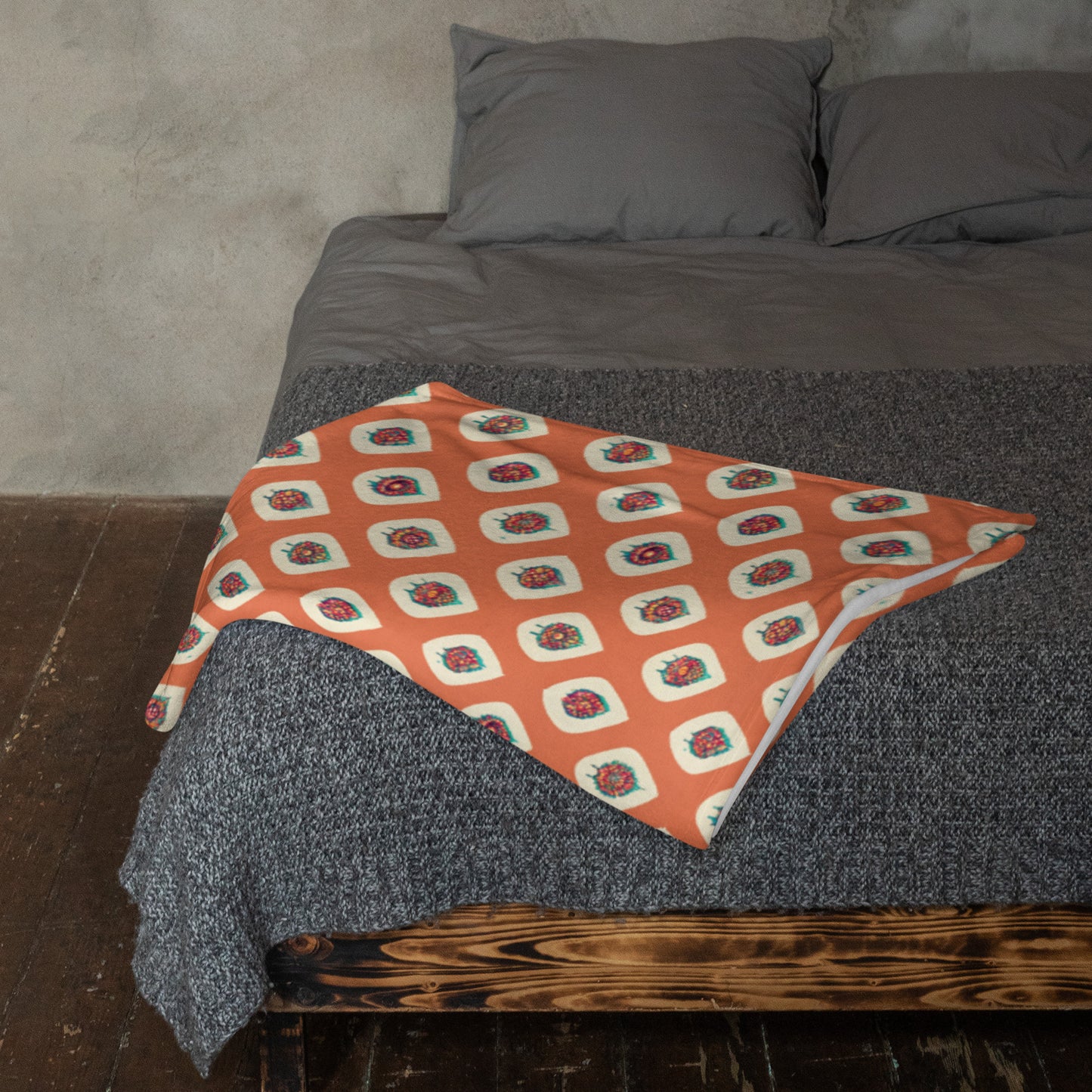 Mango Tango Throw Blanket