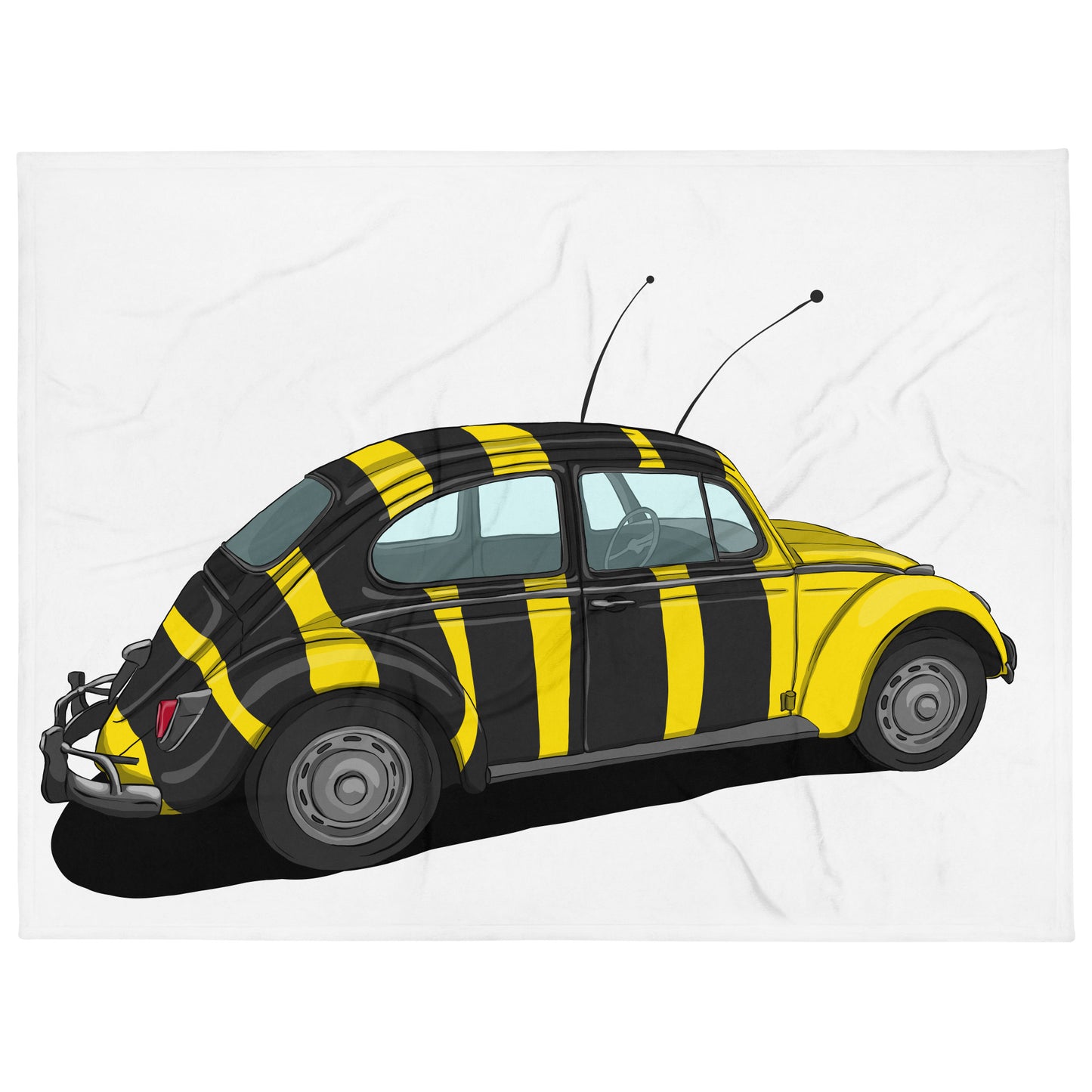 VW Bug Bee Throw Blanket