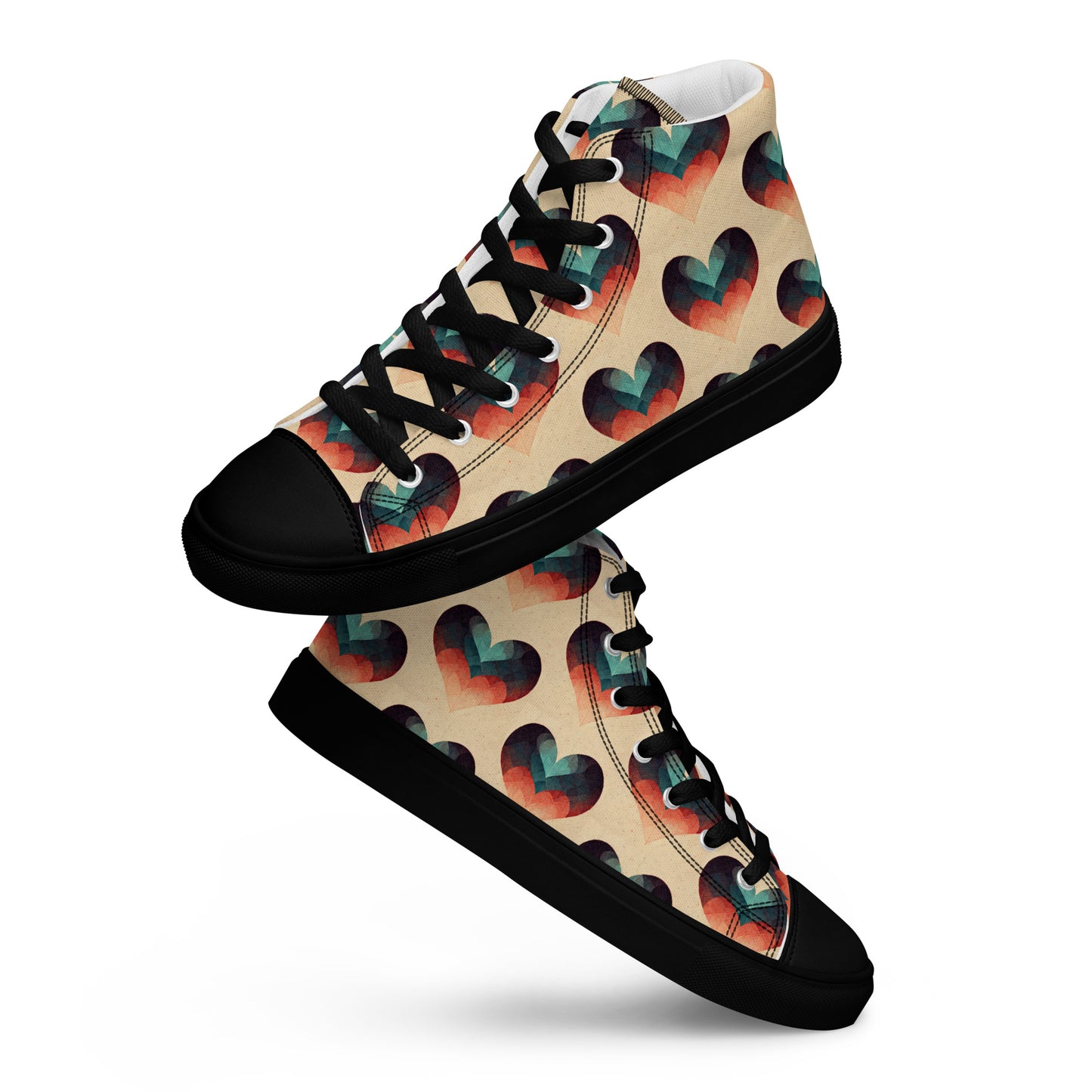 Romantic Reverie Women’s high top canvas shoes