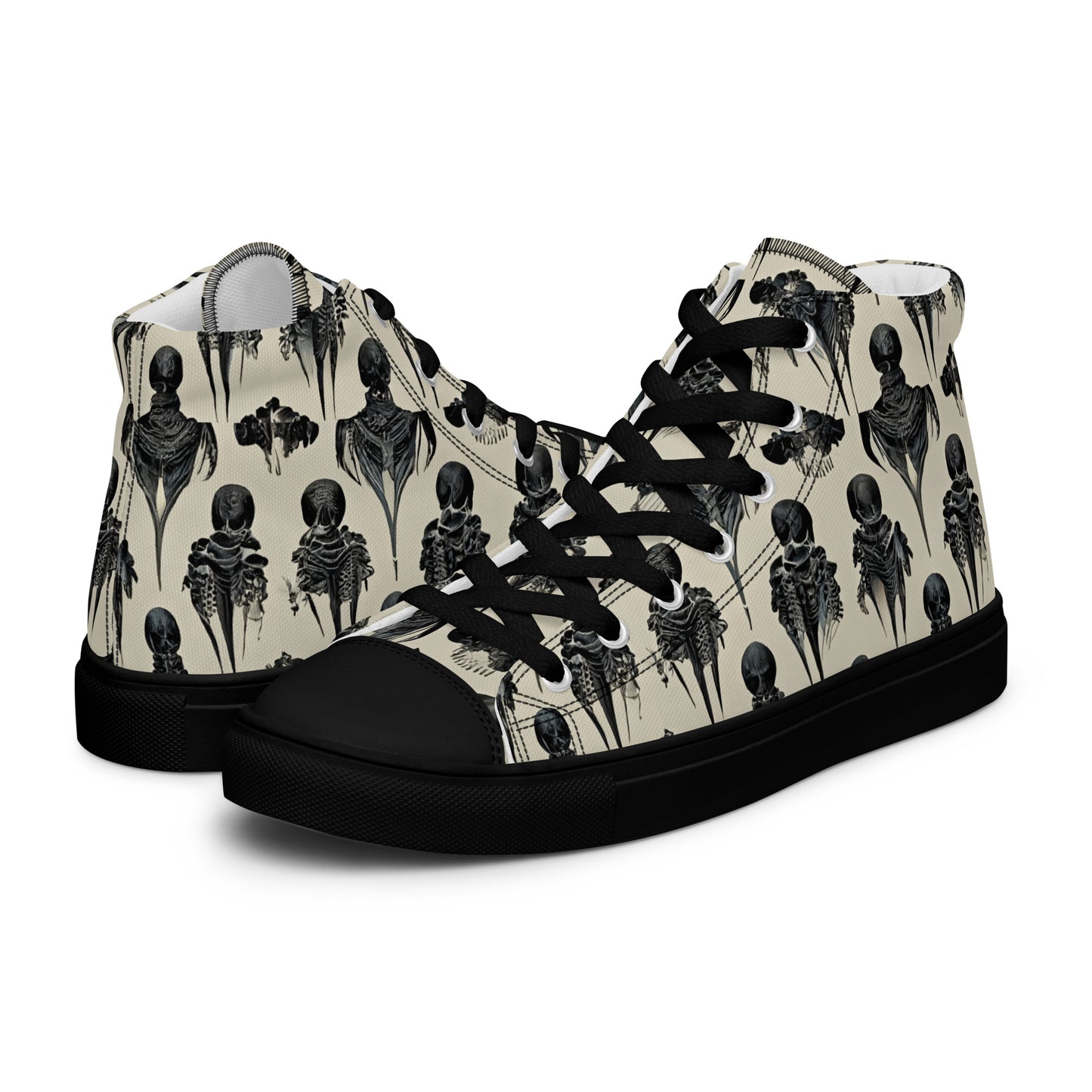 Bone Dance Women’s high top canvas shoes