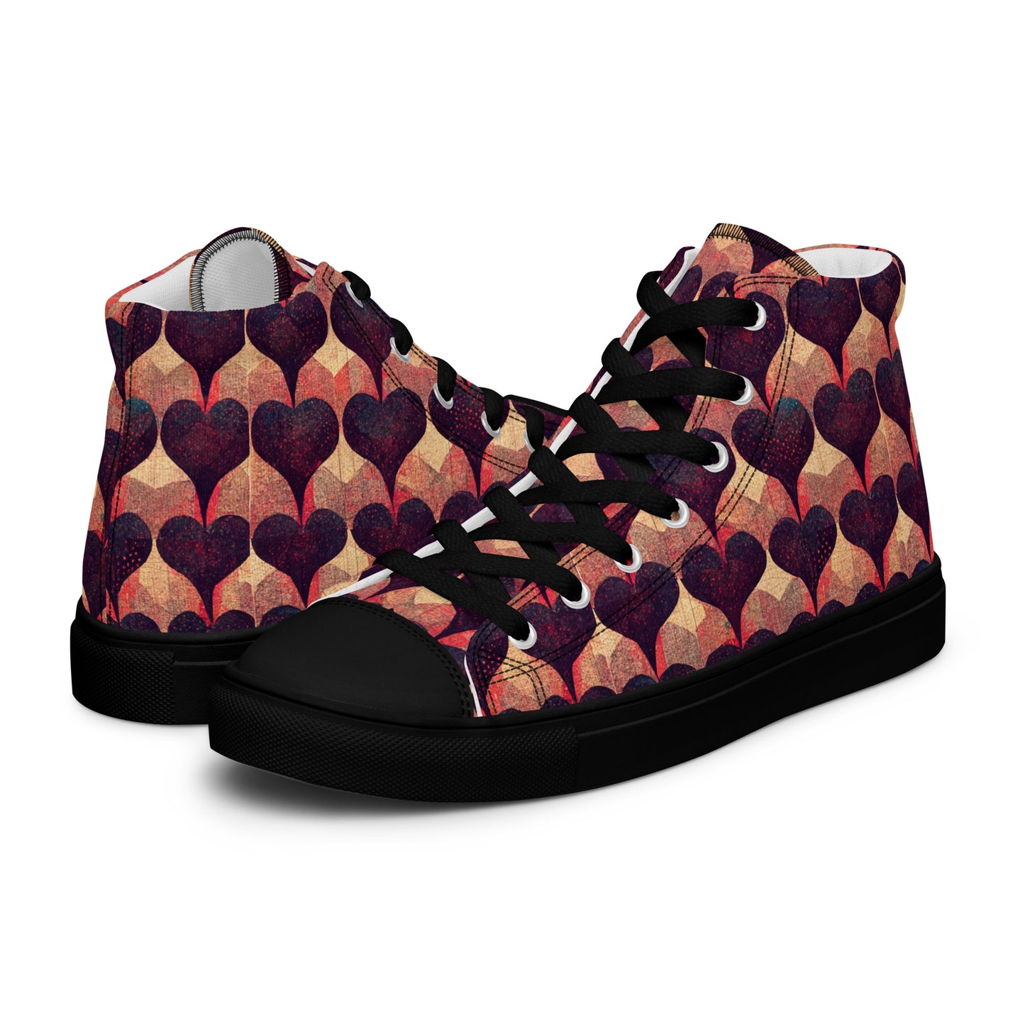 Loves Tapestry Women’s high top canvas shoes