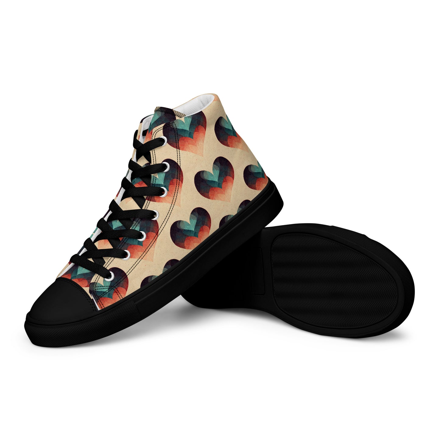 Romantic Reverie Women’s high top canvas shoes