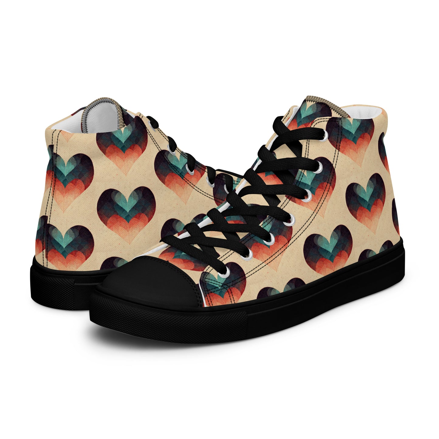 Romantic Reverie Women’s high top canvas shoes