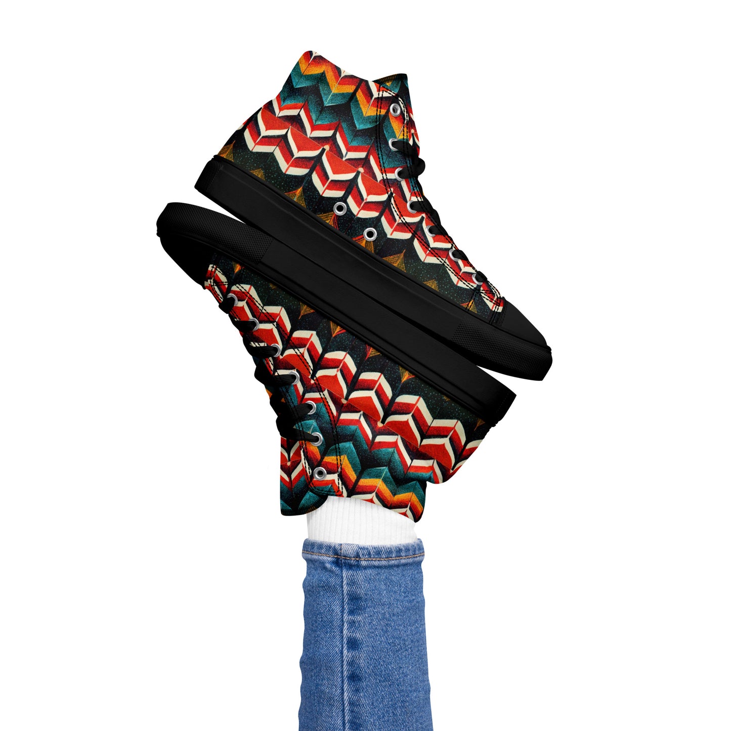 Jimmy’s Sweater Women’s high top canvas shoes