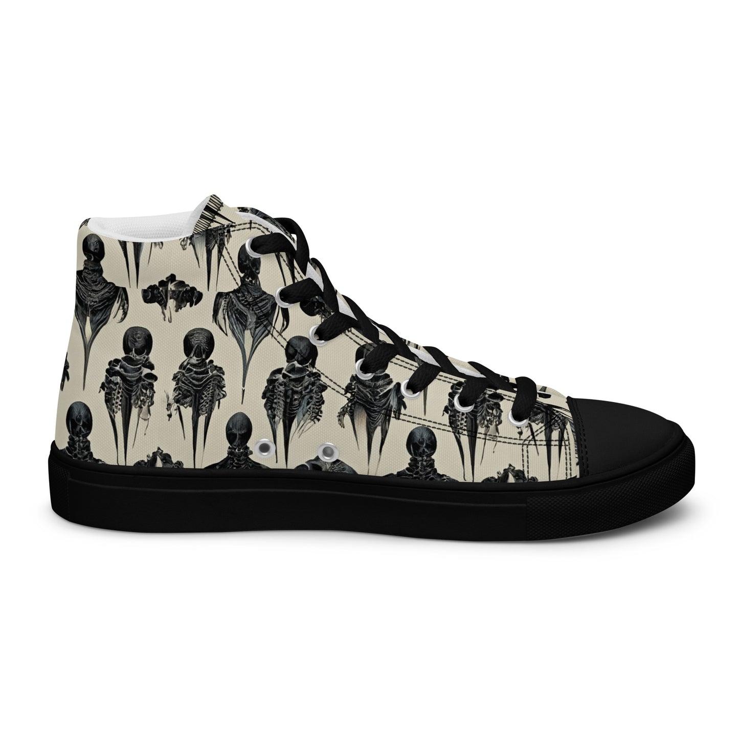 Bone Dance Women’s high top canvas shoes