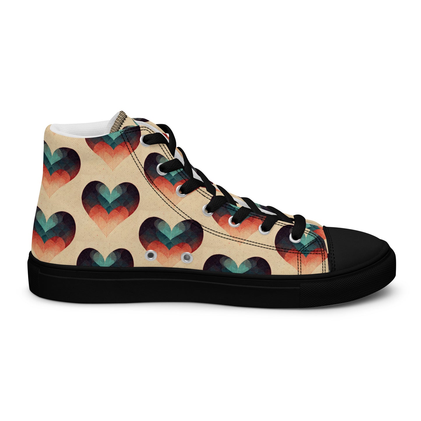 Romantic Reverie Women’s high top canvas shoes