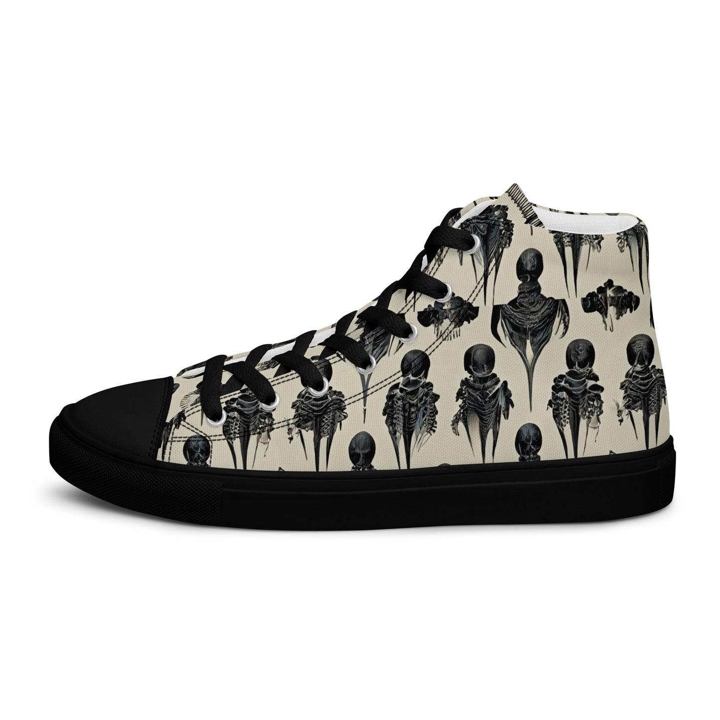 Bone Dance Women’s high top canvas shoes