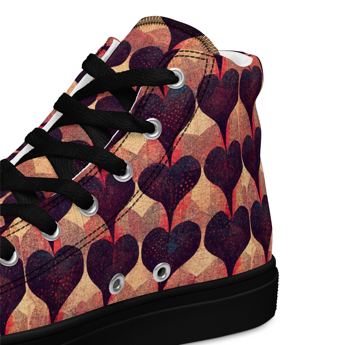 Loves Tapestry Women’s high top canvas shoes